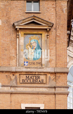 An image of part of the historic and beautiful St Peters Basilica in the Vatican Stock Photo