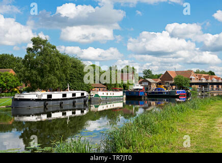 The Stainforth & Keadby Canal, at Thorne, South Yorkshire, England UK Stock Photo