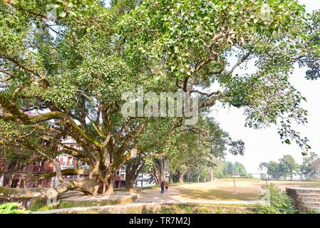 Scenery of Bundipur Village, a Small Nepali Village in Nepal Stock Photo