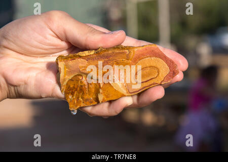 minerals and rocks present in bryce canyon Stock Photo