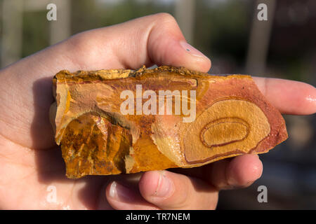 minerals and rocks present in bryce canyon Stock Photo