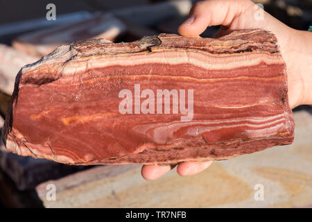 minerals and rocks present in bryce canyon Stock Photo