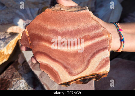 minerals and rocks present in bryce canyon Stock Photo