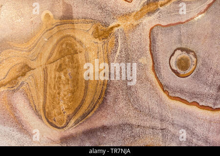 minerals and rocks present in bryce canyon Stock Photo