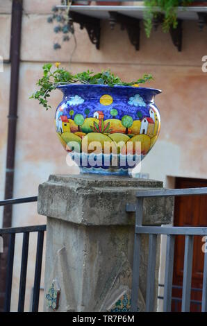 ceramics in Sciacca city, Sicily Stock Photo