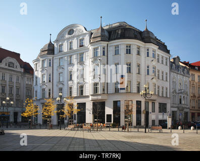Masaryk Square in Ostrava. Czech Republic Stock Photo