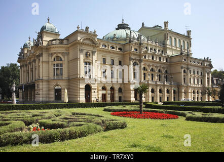 Juliusz Slowacki Theatre in Krakow. Poland Stock Photo