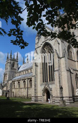 Selby Abbey,medieval abbey church  North Yorkshire, England UK Stock Photo