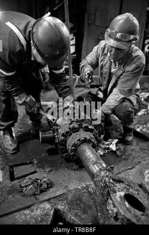 Altos Hornos, Iron smelter, Monclova Coahuila, Mexico Stock Photo