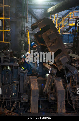 Altos Hornos, Iron smelter, Monclova Coahuila, Mexico Stock Photo