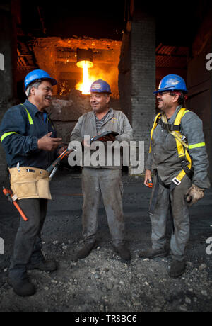 Altos Hornos, Iron smelter, Monclova Coahuila, Mexico Stock Photo