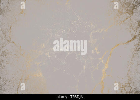 Luxury vintage texture with gold splash. Alpaca background. Luxury grunge texture with effect overlay gold. High quality print. Stock Photo