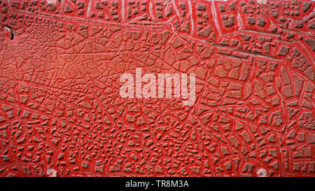 Red color texture background, Old abstract background. Stock Photo