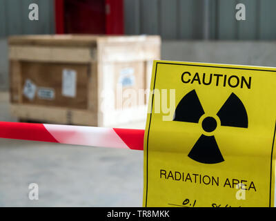 A Dangerous for the environment hazard storage sign on the side of a ...