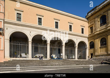 Rome. Italy. Exterior of the Basilica di San Pietro in Vincoli (Church of Saint Peter in Chains), Piazza di San Pietro in Vincoli. Stock Photo