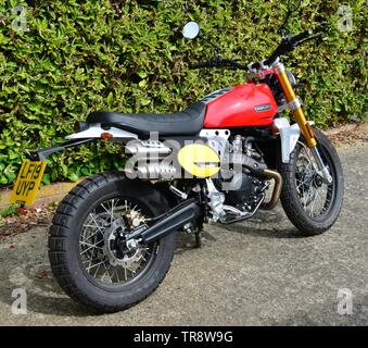 Fantic Caballero Scrambler 500 Stock Photo Alamy