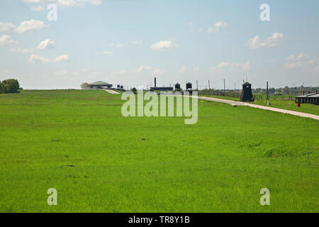 Majdanek concentration camp in Lublin. Poland Stock Photo