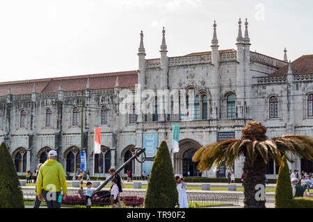 Lisbon, Portugal: 18 May 2019: Jeronimos Monastery in Lisbon Stock Photo