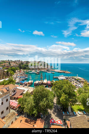 Antalya Province, Turkey - Middle East, Anatolia, Antalya Harbor, Asia, Old Town Stock Photo