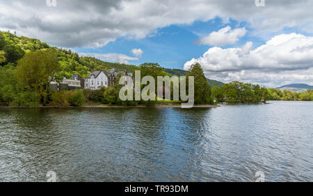 A view of Lake Windermere, Windermere, Cumbria, UK. Taken on 19th May 2019. Stock Photo
