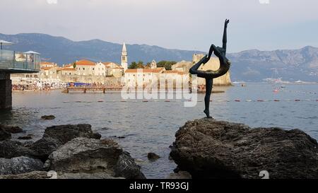 Budva Gymnast Stock Photo