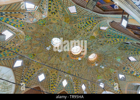 Timcheh-e Hajeb-od Dowleh domes, grand bazaar, Tehran, Iran Stock Photo