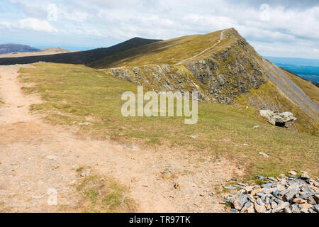 The Summit of Blencathra or Saddleback (2848 ft) known as Hallsfell Top near Keswick in the Lake District, UK Stock Photo