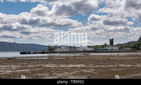 Inverary is a town in Argyll and Bute, Scotland. It is on the western shore of Loch Fyne. Stock Photo