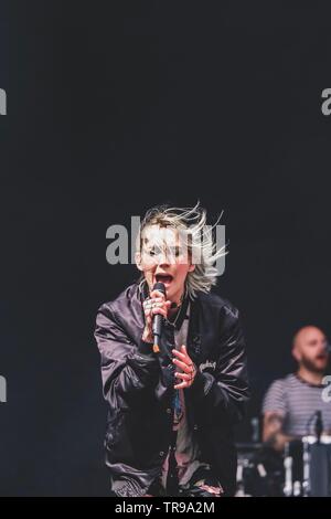 Yonaka perform at This Is Tomorrow Festival in Newcastle on 26th May 2019. Stock Photo