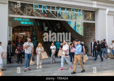 Primark Store; Gran Via Street; Madrid; Spain Stock Photo