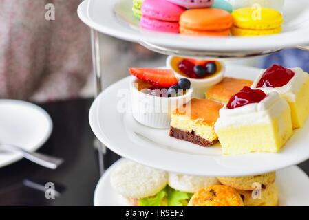 An Assortment of Delicious Cakes for Afternoon Tea