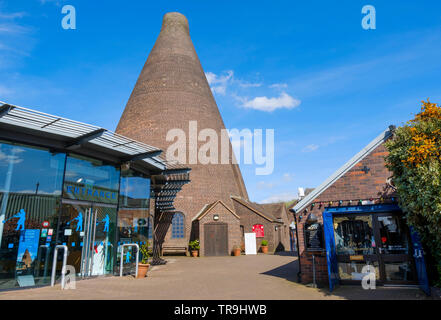 Stuart Crystal Museum, Stourbridge. The Glass Cone kiln kilns ...