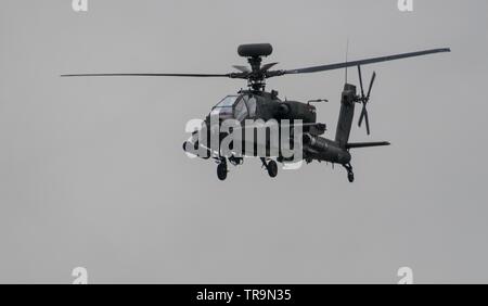 WAH-64D Apache Attack Helicopter Stock Photo