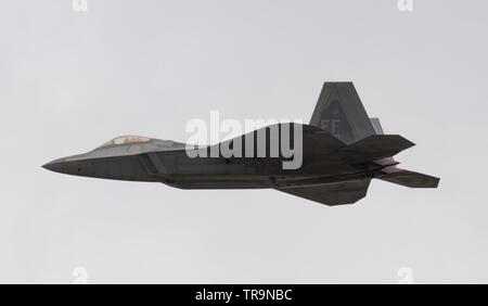 USAF F-22A Raptor Stock Photo