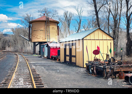 Chama New Mexico Cumbres and Toltec Scenic Railroad Stock Photo - Alamy
