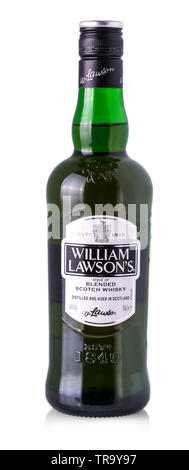 William Lawson`s Whisky Ready for Sale on the Shelf Editorial