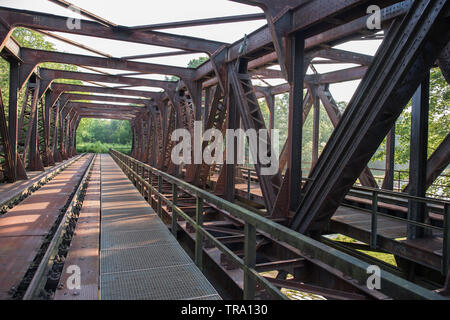 old railway bridge Stock Photo