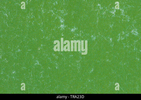 Macro image of worn green ink on paper Stock Photo