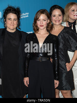 HEMEL HEMPSTEAD - ENGLAND - MAY 31 2019: Sophie Hyde (Director) Holliday Grainger and Guest attend the Animals European premiere at the Sundance Film Stock Photo