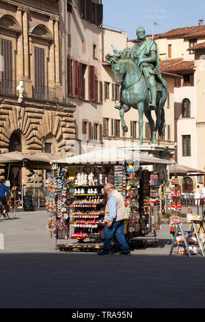 Italy, Tuscany, Florence, tourists around the city Stock Photo