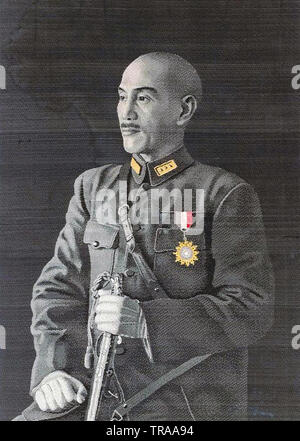 CHIANG KAI-SHEK (1887-1975) as leader of the Republic of China Stock Photo