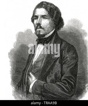 FERDINAND EUGENE DELACROIX (1798-1863) French Romantic artist Stock Photo