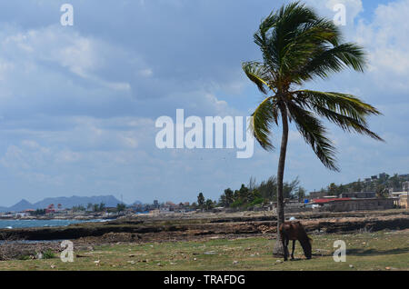 Gibara old town, Holguín province, Southern Cuba Stock Photo