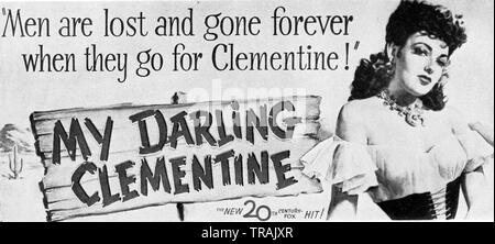 My Darling Clementine 1946 Twentieth Century Fox Film With From Left Stock Photo Alamy