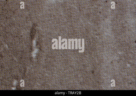 Macro image of sepia halftone on paper Stock Photo