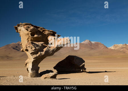 Desert in the Bolivian Altiplano Stock Photo