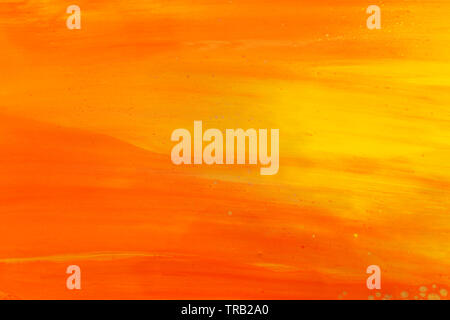 photography of abstract marbleized effect background. red and orange creative colors Stock Photo