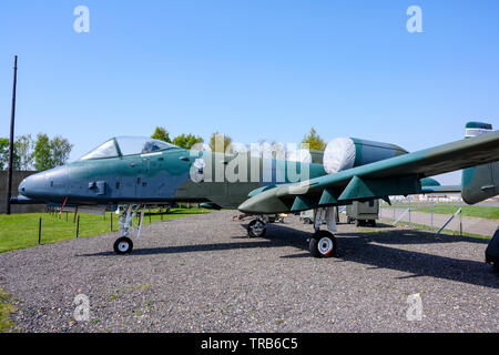 Fairchild A-10 ground attack aircraft Stock Photo