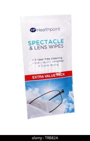Pack of 50 Healthpoint Spectacle & Lens Wipes