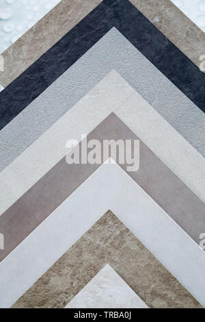 Various ceramic tiles as background Stock Photo